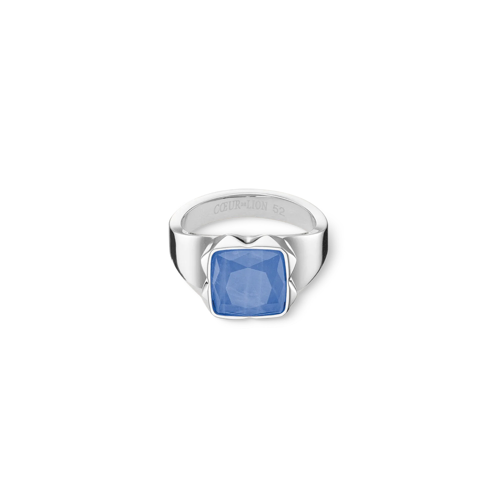 Кольцо Coeur de Lion Blue-Silver 1200/40-0717 58
