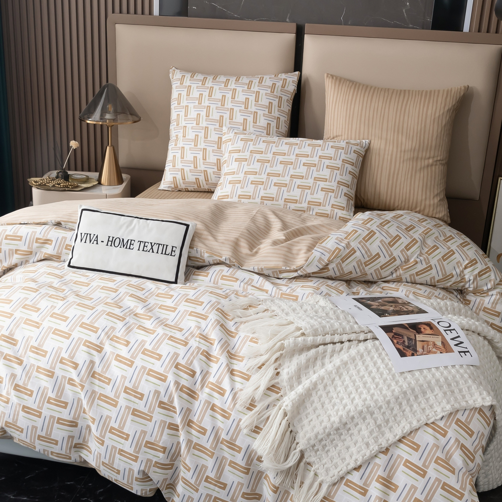 Комплект постельного белья Делюкс Сатин 100% хлопок L506