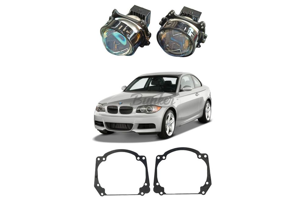 Комплект для замены штатных линз Valeo, BMW E81, E82, E87, E88 2004-2011