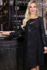 Платье Мельбурн (черное) П11610 LT Collection