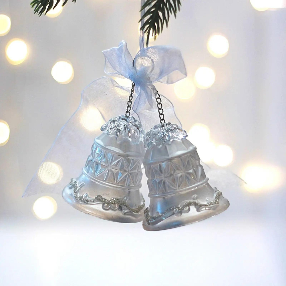 Подвеска «Хрустальный звон» 5*10 см, Белый