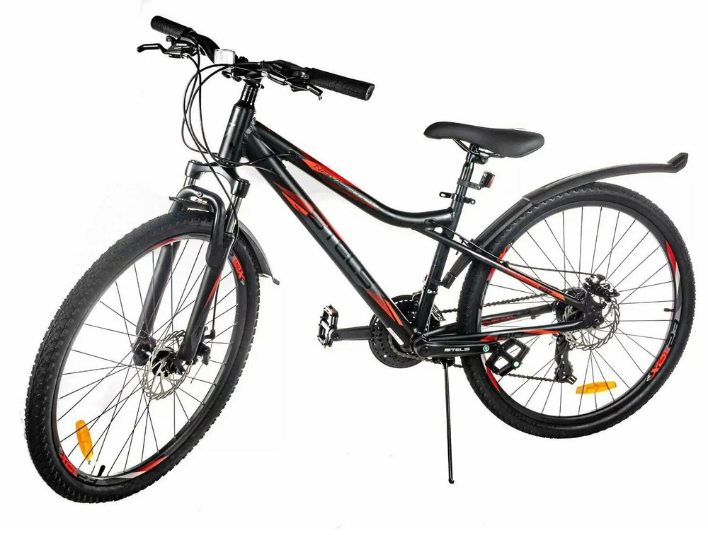 Велосипед 26" Stels Navigator-610 MD р.14" черный красный