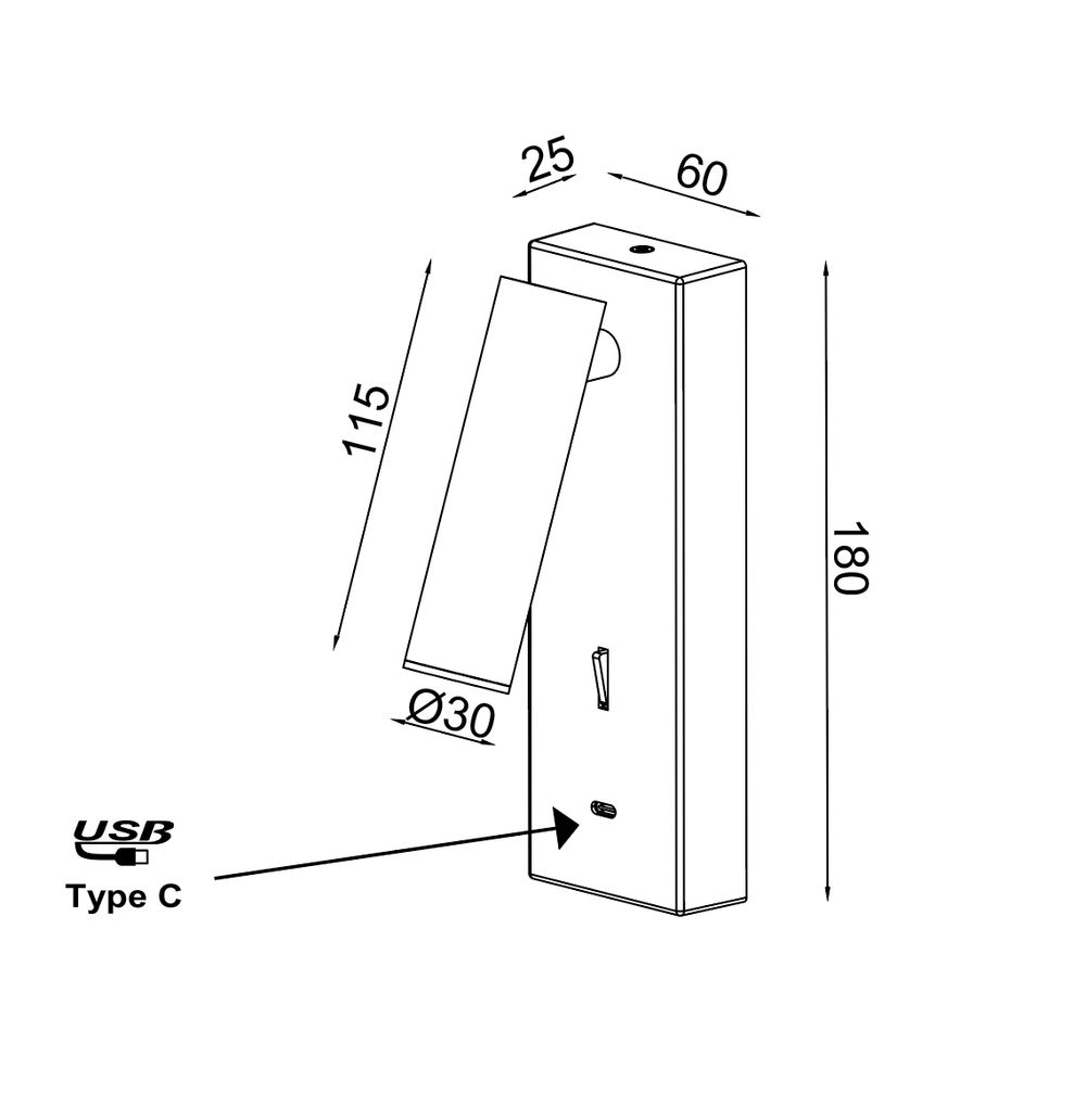 8499 Настенный светильник TARIFA II