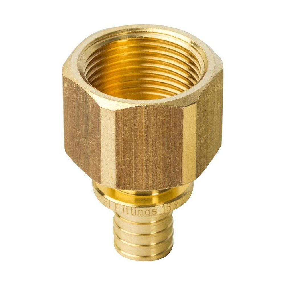 Переход на внутреннюю резьбу STOUT - 16 x 3/4" (для труб из сшитого полиэтилена)