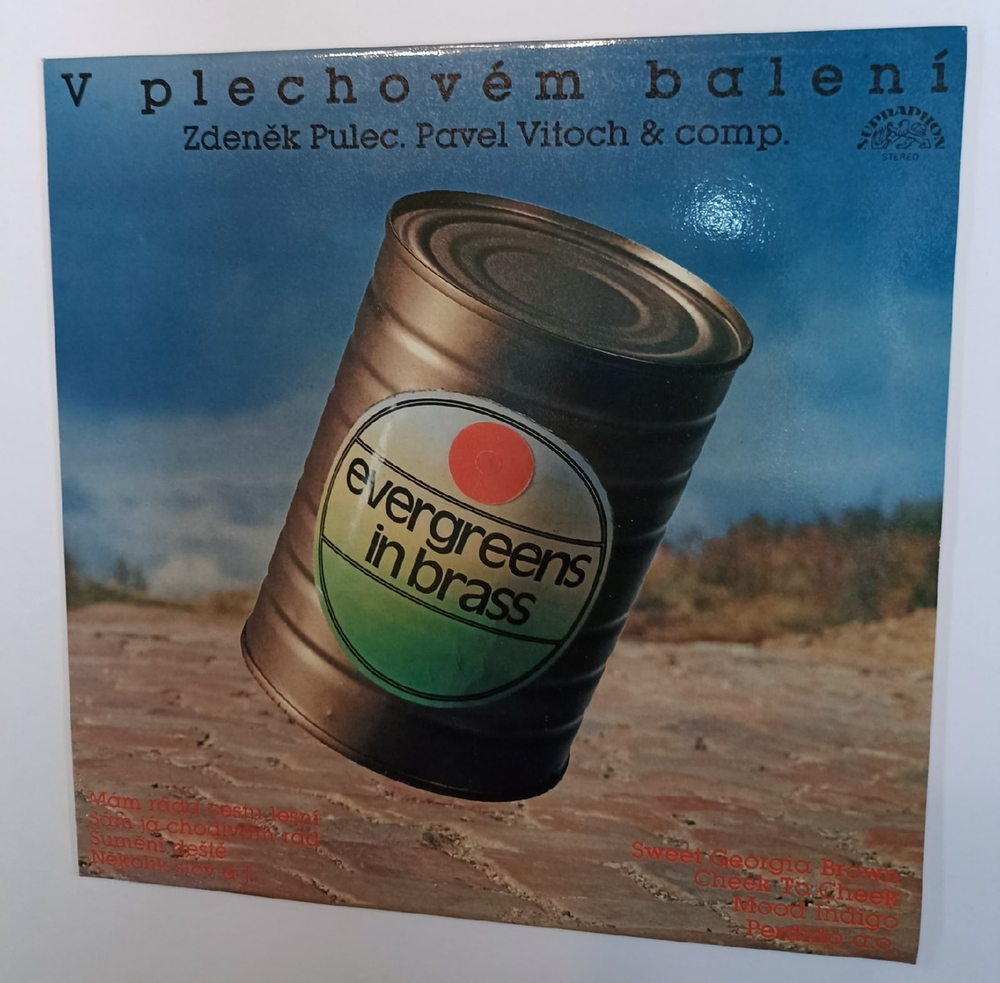 Zdenek Pulec Pavel Vitoch & Comp V Plechovem Baleni Evergreens In Brass (Czechoslovakia 1984)