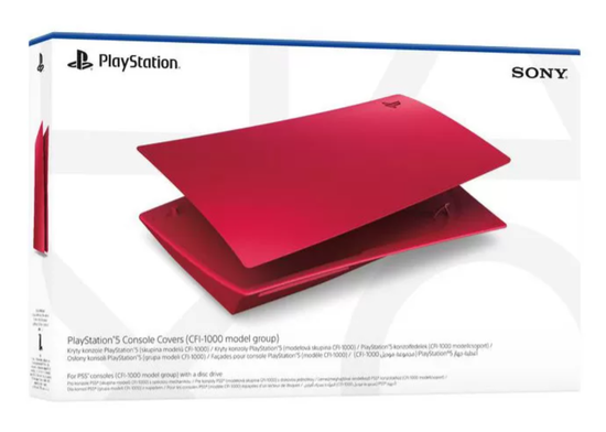 Сменная панель корпуса Sony для PlayStation 5 (PS5) / PS5 Slim Console Cover, Volcanic Red Б/У