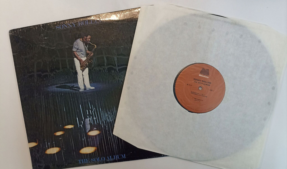 Винтажная виниловая пластинка LP Sonny Rollins The Solo Album (USA 1985)