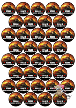 Вырубные наклейки Побед на всех фронтах (Лист А4)