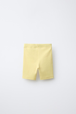 ZARA ВЕЛОСИПЕДКИ В РУБЧИК, ЖЕЛТЫЙ