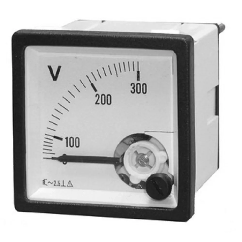 Вольтметр стрелочный AC/50Hz 300V (48x48мм, установочное 44x44мм)
