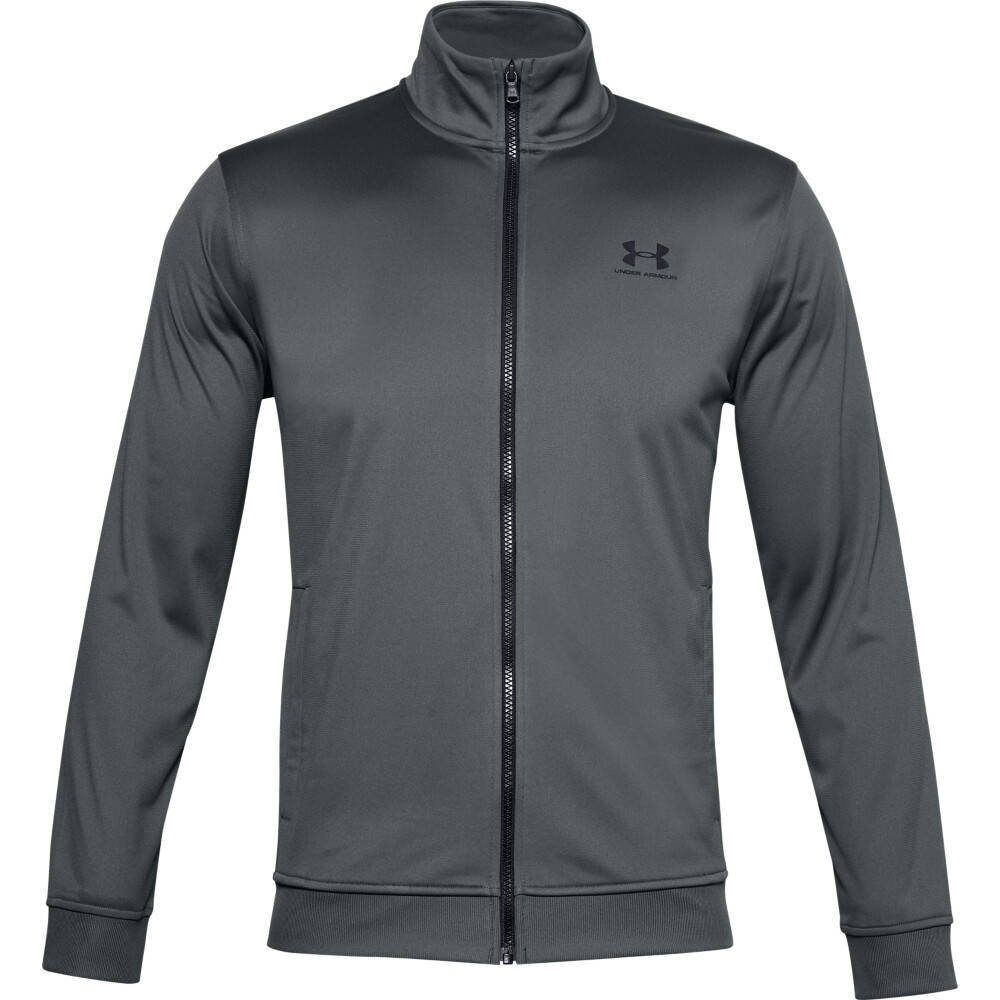Мужская теннисная кофта Under Armour Sportsyle Tricot Jacket M - grey/black