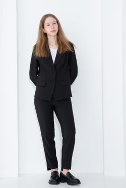 Брюки зауженные 2757АПА, черный #70Ч022757АПА