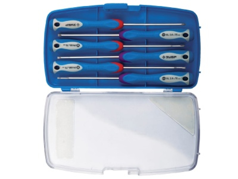 Отвертка набор 6 предметов для точных работ TX-6 ЗУБР