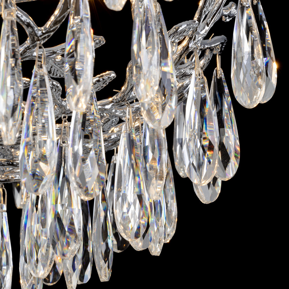 Citilux RITZ CL310061 Люстра хрустальная подвесная Хром