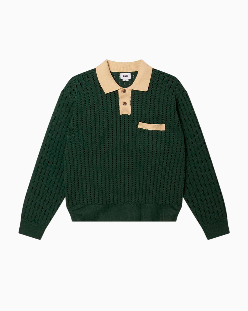 Джемпер-поло Obey Jasper Polo Sweater