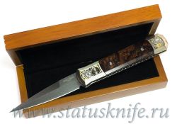 Нож Pro-tech Godfather Ultimate Custom Knife Titanium / Desert Ironwoodфотография - 9