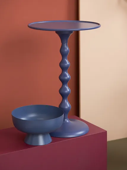 Столик приставной Fluid, D38 см, сумерки