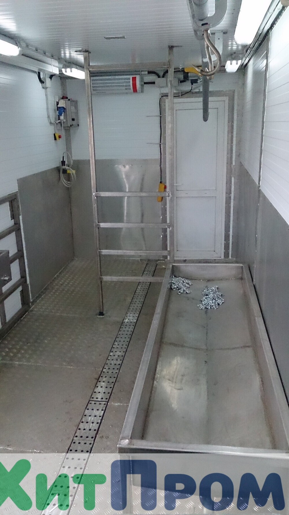 Линия убоя МРС 200 голов/смена с вертикальным съёмом шкуры. р.Тыва