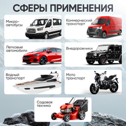 Пусковое устройство c компрессором 12В, 12 000 мАч, 600/1200А iCartool IC-JSD12P