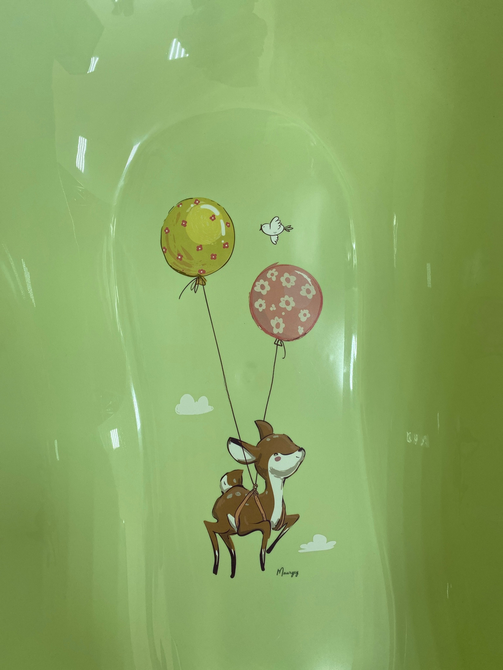 Ванна детская "Лесная Сказка" 102 см (light green-салатовый)