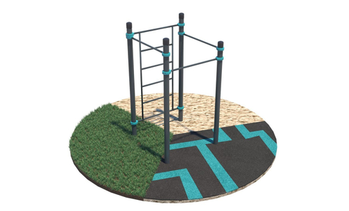 Воркаут комплекс 3 турника и шведская стенка