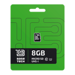 Карта памяти BaseTech 8Гб microSDHC, C10/UHS-I U1 (BTMSD008GU1)