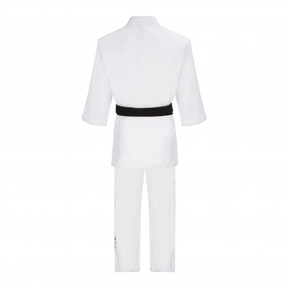 C555 Кимоно для дзюдо подростковое Clinch Judo Red FDR белое