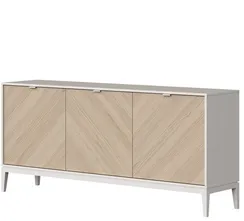 Тумба Fjord 3 двери глубина 42 см (белый)