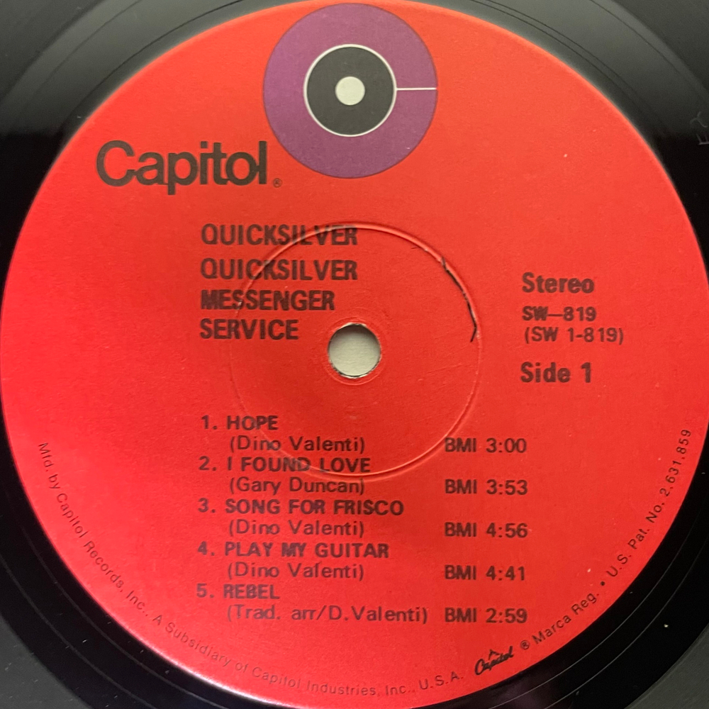 Quicksilver ‎– Quicksilver (США 1971г.)