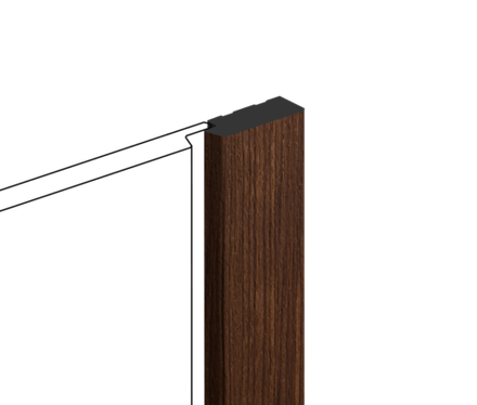 Финишный молдинг декорированный HiWood, 270x3,1 см