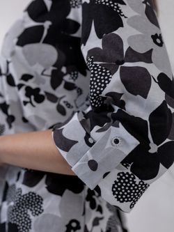 C-351 Туника из хлопка рукав 3/4