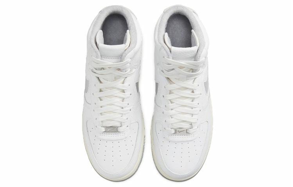 Кроссовки Nike Air Force 1 Sculpt Silver (Женская размерная сетка)