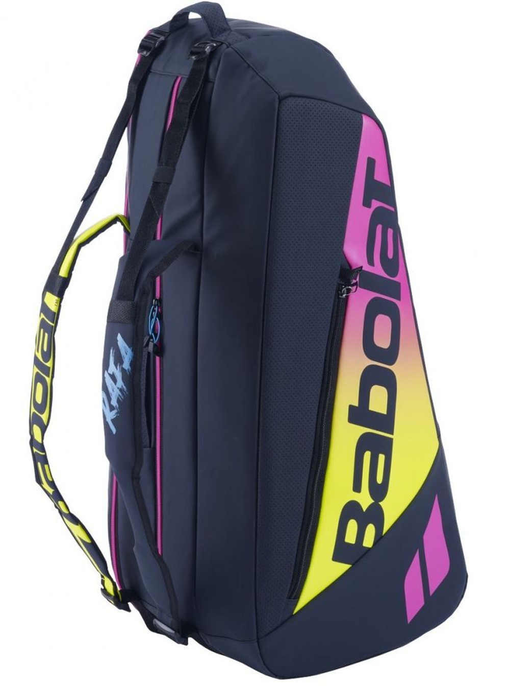 Сумка теннисная Babolat Pure Aero RAFA 2-gen RH6 - blue/yellow/pink