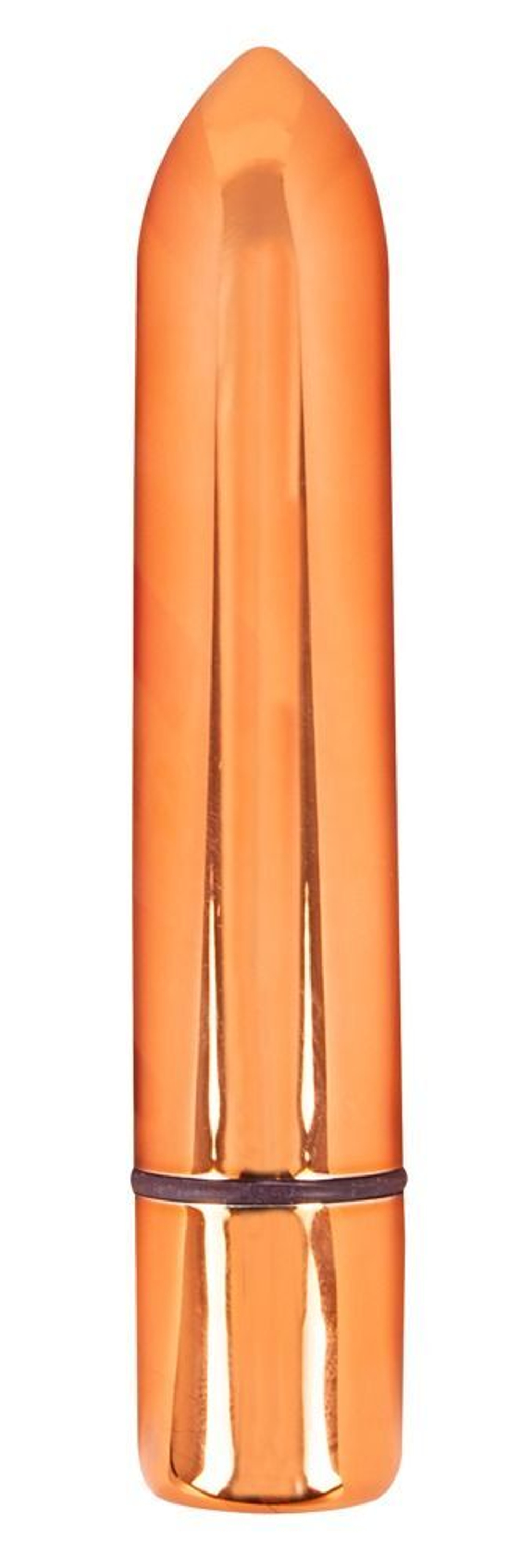 Золотистая перезаряжаемая вибропуля Skyn Thrill (Цвет: золотистый)