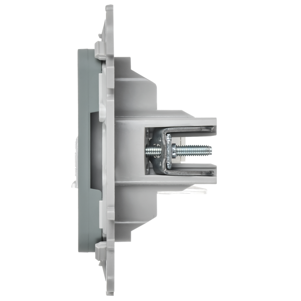 FLITE Розетка компьютерная RJ45 категория 6 UTP РК6-1-0-ФлС серый IEK