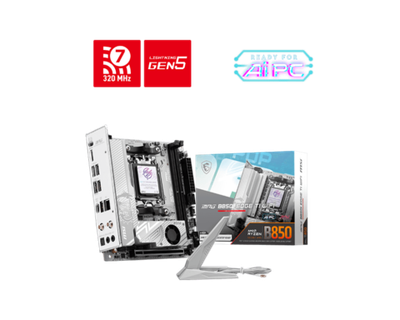Материнская плата MSI MPG B850I EDGE TI WIFI AM5 B850 2xDDR5 2xSATA RAID 2xM.2 HDMI Type-C mTX