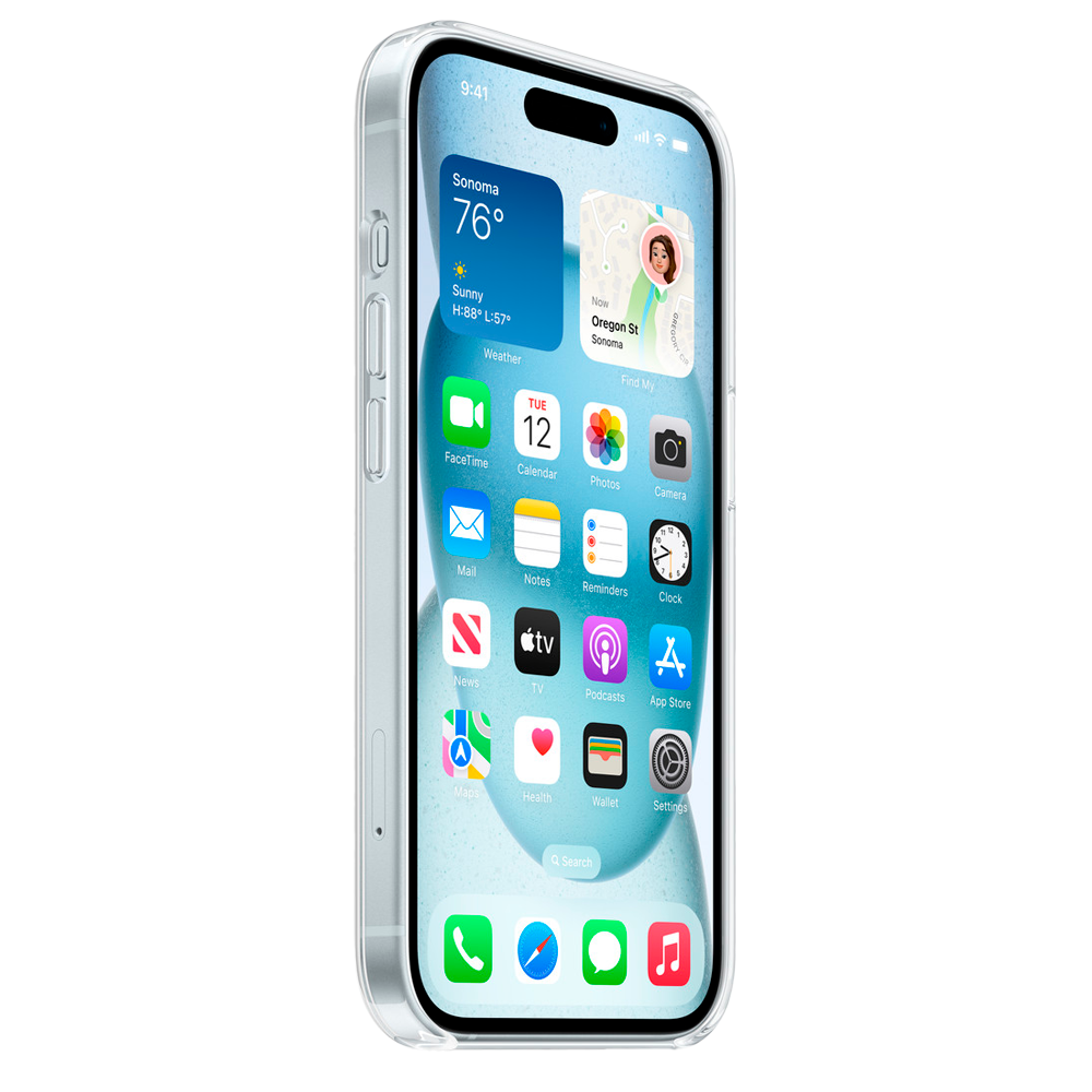 Прозрачный чехол с поддержкой MagSafe Apple Clear Case для iPhone 15 Plus