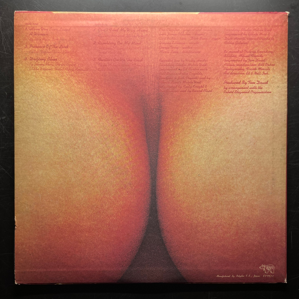 Eric Clapton ‎– E.C. Was Here (Япония 1975г.)