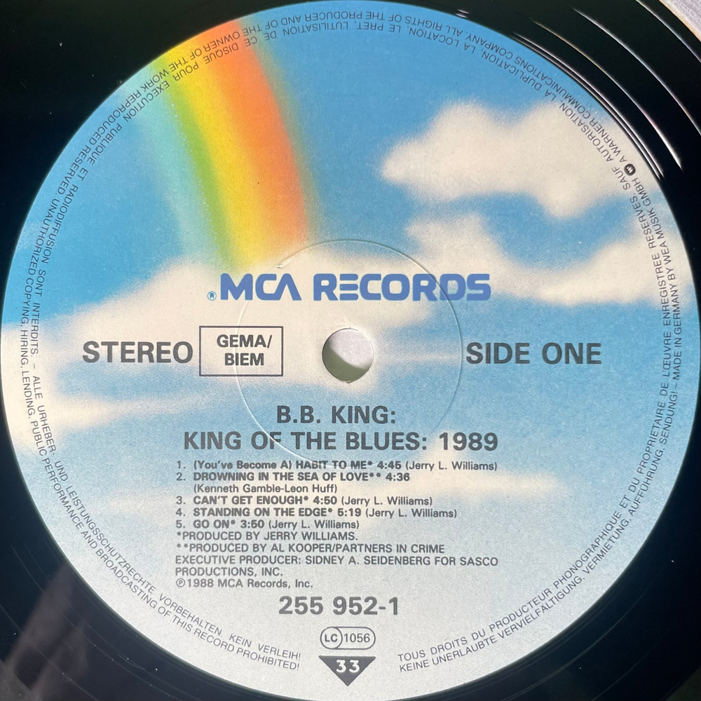 B.B. King - King Of The Blues 1989 (Германия 1988г.)