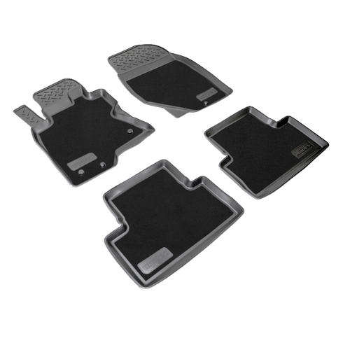 Ковры в салон Norplast/Unidec для Infiniti EX в кузове J50 (2008-2017), Черный, арт.NPL-Po-33-60-CM