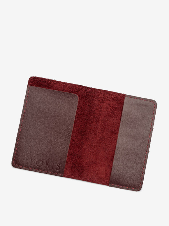 обложка на паспорт бордо