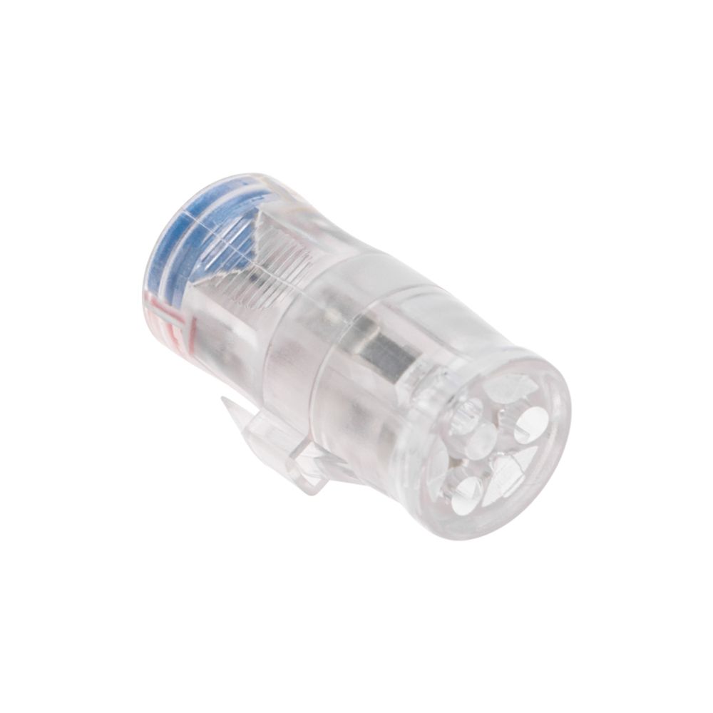 Экспресс-клемма СМК 2273-2x3R проходная разъемная 3 полюса 3х2-проводная 0,5-2,5мм² (50 шт/уп) REXAN