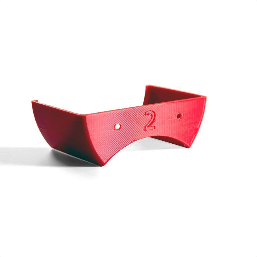 Настенный кронштейн для фронтальной установки Яндекс станций (Яндекс-Алиса) mini2,3D печать, красный