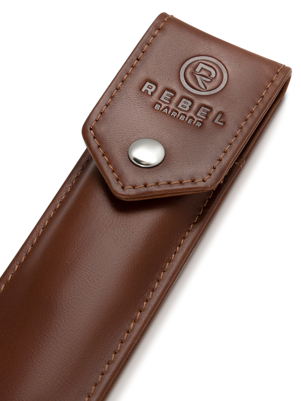 REBEL BARBER Prestige Brown - Кожаный чехол для опасной бритвы