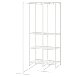 Полка с сушилкой - IKEA JOSTEIN/ЙОСТЕЙН ИКЕА, 180х82 см, белый