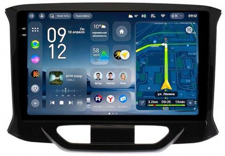 Магнитола для Lada Xray 2015-2022, Xray Cross - Teyes CC4-PRO монитор 9.5" 2K QLED на Android 13, Snapdragon 778G, AI, CarPlay, DSP, 4G SIM-слот