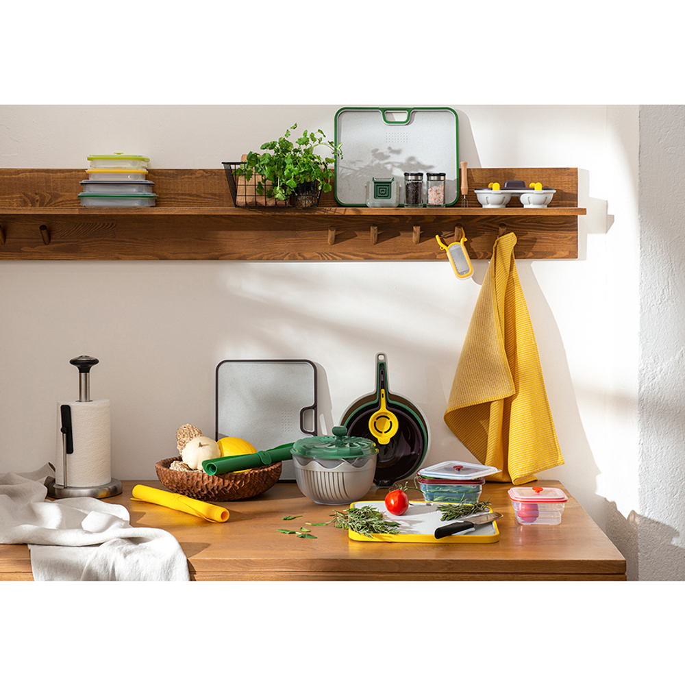 Пиллер с 3 лезвиями arnou, 8,5х10 см, светло-серый/зеленый