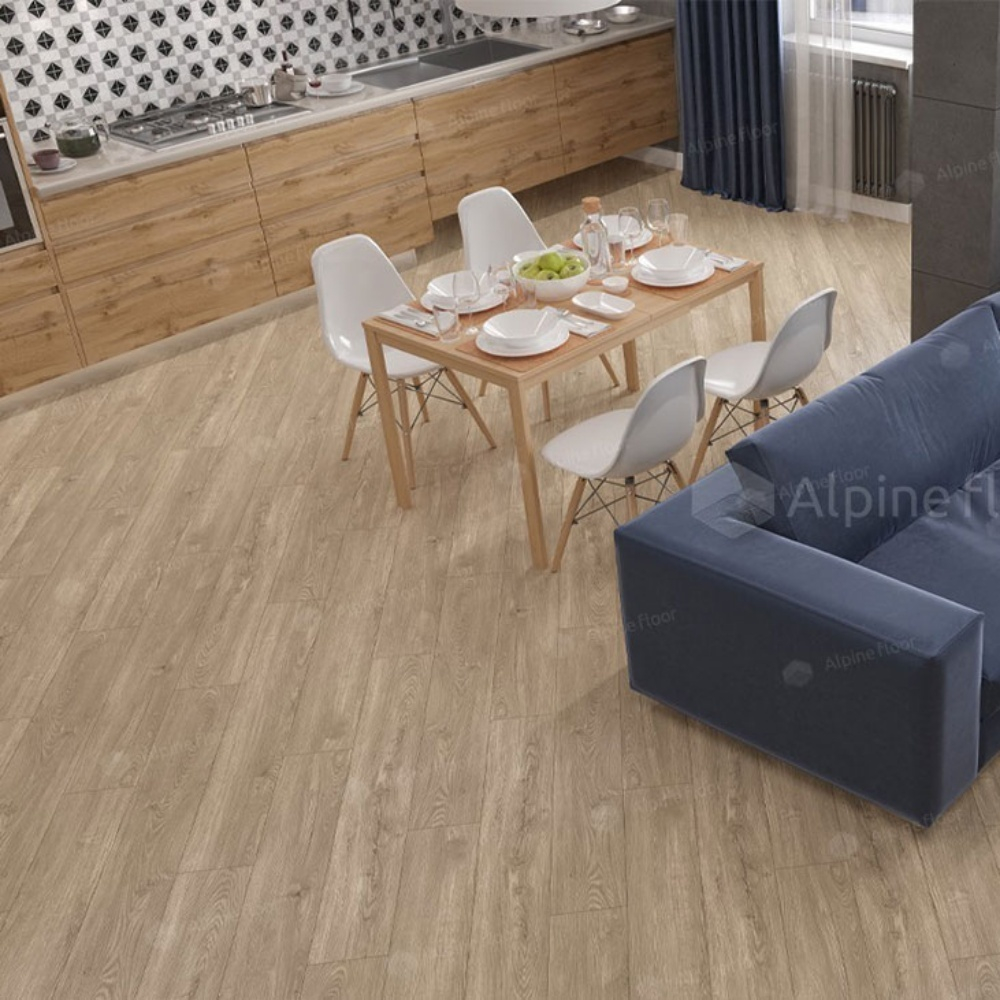 Кварцвиниловая плитка Alpine Floor Sequoia LVT ЕСО 6-2 Секвойя Коньячная