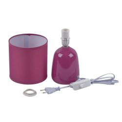 UML-B305 E14 PINK Светильник настольный декоративный под лампу Е14. 40W. Механический выключатель. Розовый. ТМ Uniel