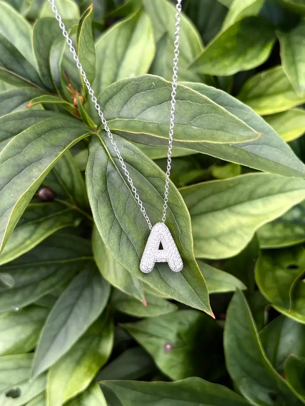 Кулон подвеска буква А